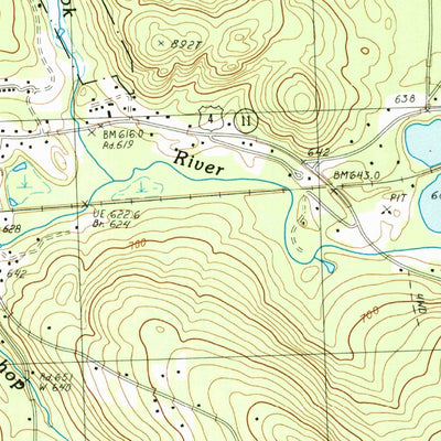 United States Geological Survey Andover, NH (1987, 24000-Scale) digital map