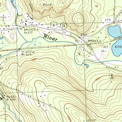 United States Geological Survey Andover, NH (1998, 24000-Scale) digital map