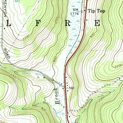 United States Geological Survey Andover, NY (1965, 24000-Scale) digital map