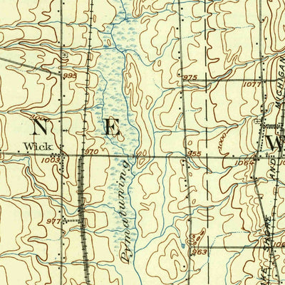 United States Geological Survey Andover, OH-PA (1907, 62500-Scale) digital map
