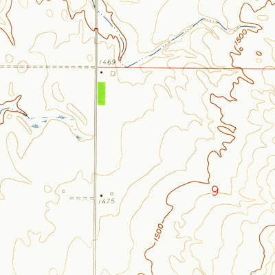 United States Geological Survey Andover SW, SD (1958, 24000-Scale) digital map