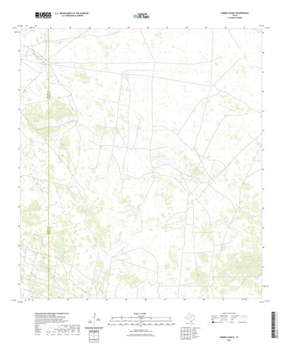 United States Geological Survey Andrea Ranch, TX (2022, 24000-Scale) digital map
