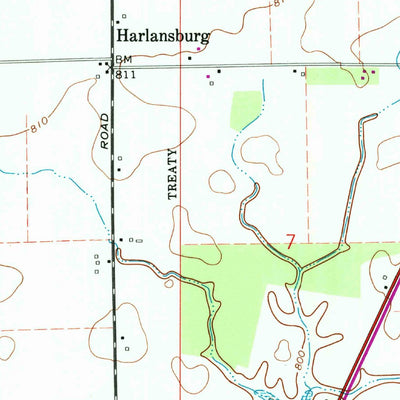 United States Geological Survey Andrews, IN (1969, 24000-Scale) digital map