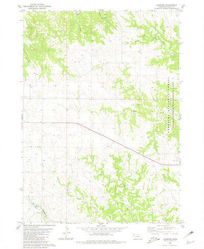 United States Geological Survey Andrews, NE (1980, 24000-Scale) digital map
