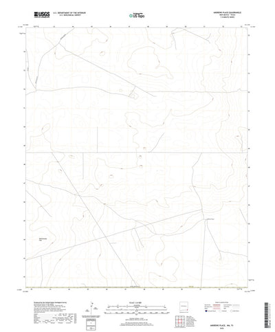 United States Geological Survey Andrews Place, NM (2020, 24000-Scale) digital map