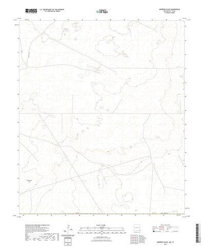 United States Geological Survey Andrews Place, NM (2023, 24000-Scale) digital map