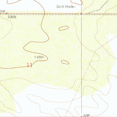 United States Geological Survey Andrews Place, NM-TX (1973, 24000-Scale) digital map