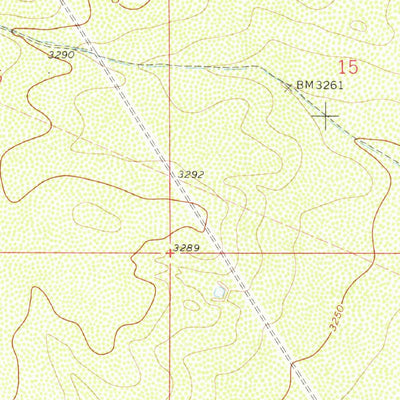 United States Geological Survey Andrews Place, NM-TX (1973, 24000-Scale) digital map