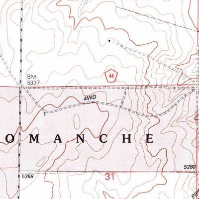 United States Geological Survey Andrix, CO (1996, 24000-Scale) digital map