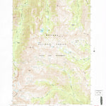 United States Geological Survey Aneroid Mountain, OR (1990, 24000-Scale) digital map