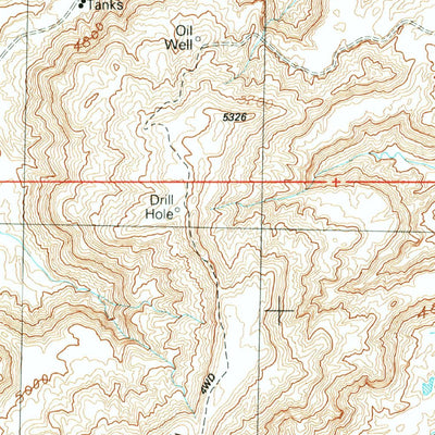 United States Geological Survey Aneth, UT (1989, 24000-Scale) digital map