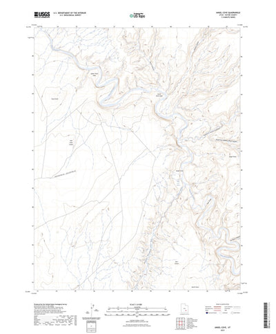 United States Geological Survey Angel Cove, UT (2023, 24000-Scale) digital map