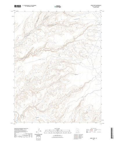 United States Geological Survey Angel Point, UT (2023, 24000-Scale) digital map