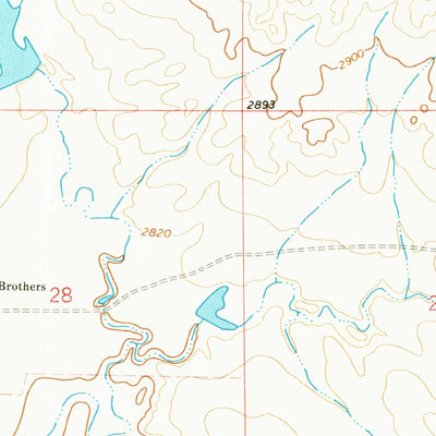 United States Geological Survey Angela NE, MT (1969, 24000-Scale) digital map