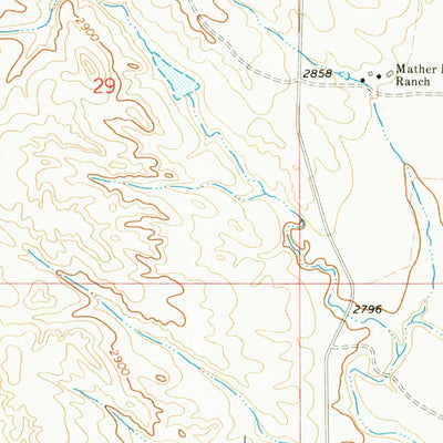 United States Geological Survey Angela NE, MT (1969, 24000-Scale) digital map