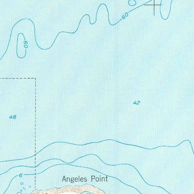 United States Geological Survey Angeles Point, WA (1950, 24000-Scale) digital map