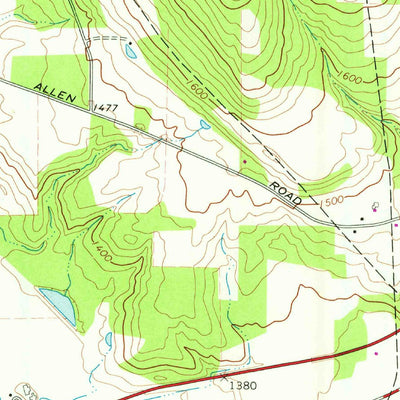 United States Geological Survey Angelica, NY (1964, 24000-Scale) digital map