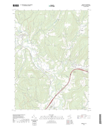 United States Geological Survey Angelica, NY (2023, 24000-Scale) digital map