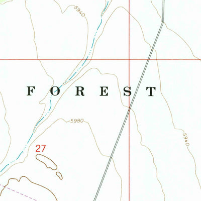 United States Geological Survey Angell, AZ (1968, 24000-Scale) digital map