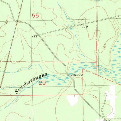 United States Geological Survey Angie, LA-MS (1982, 24000-Scale) digital map