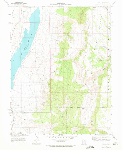 United States Geological Survey Angle, UT (1970, 24000-Scale) digital map