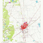 United States Geological Survey Angleton, TX (1963, 24000-Scale) digital map