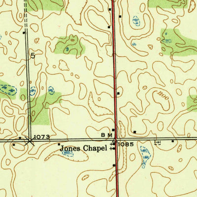 United States Geological Survey Angola East, IN (1939, 24000-Scale) digital map