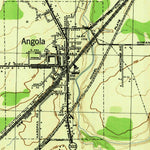 United States Geological Survey Angola, NY (1944, 31680-Scale) digital map