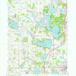 United States Geological Survey Angola West, IN (1960, 24000-Scale) digital map