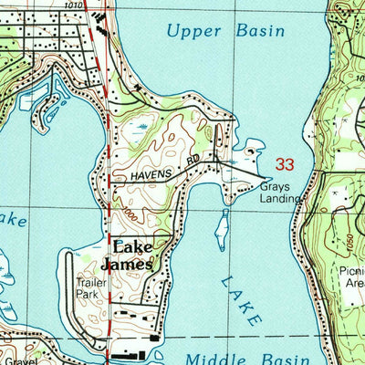 United States Geological Survey Angola West, IN (1992, 24000-Scale) digital map