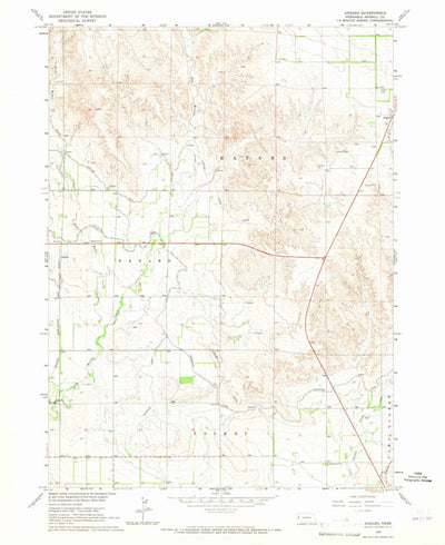 United States Geological Survey Angora, NE (1965, 24000-Scale) digital map