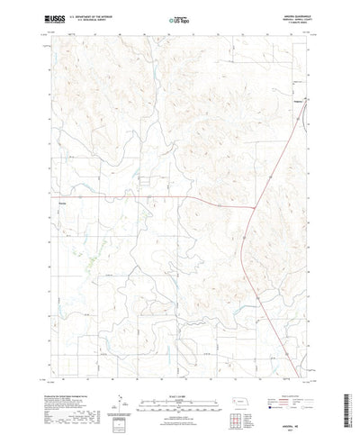 United States Geological Survey Angora, NE (2021, 24000-Scale) digital map