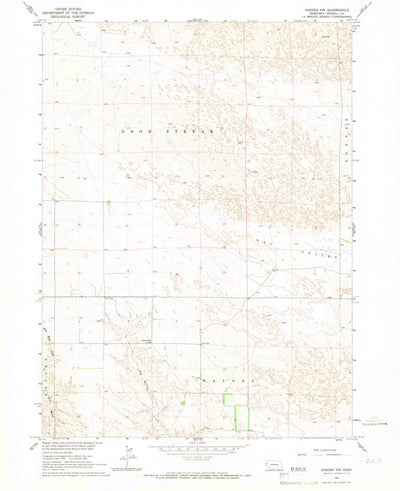 United States Geological Survey Angora NW, NE (1965, 24000-Scale) digital map