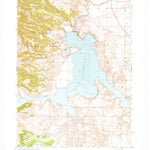 United States Geological Survey Angostura Reservoir, SD (1950, 24000-Scale) digital map
