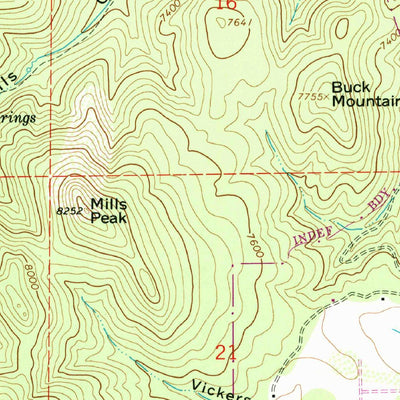 United States Geological Survey Angus, NM (1963, 24000-Scale) digital map