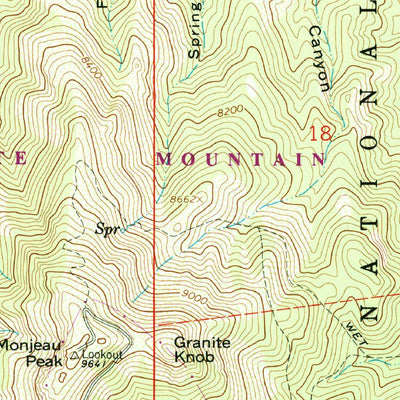 United States Geological Survey Angus, NM (1963, 24000-Scale) digital map