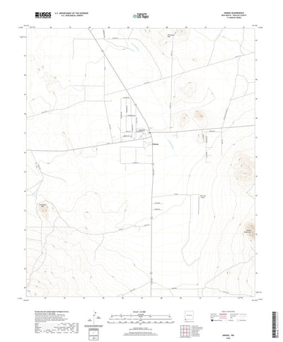 United States Geological Survey Animas, NM (2020, 24000-Scale) digital map