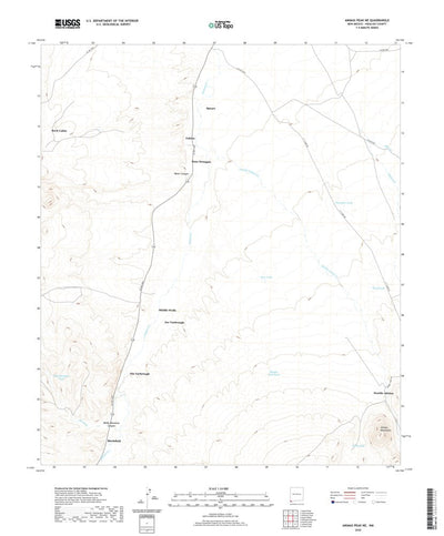 United States Geological Survey Animas Peak NE, NM (2020, 24000-Scale) digital map
