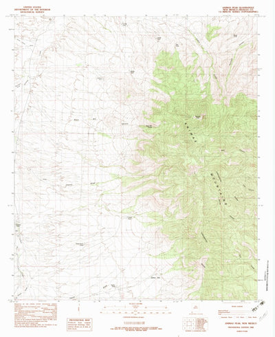 United States Geological Survey Animas Peak, NM (1982, 24000-Scale) digital map