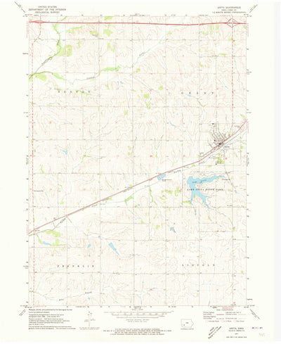 United States Geological Survey Anita, IA (1971, 24000-Scale) digital map