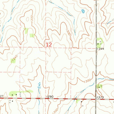 United States Geological Survey Anita SW, IA (1971, 24000-Scale) digital map