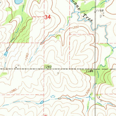 United States Geological Survey Anita SW, IA (1971, 24000-Scale) digital map
