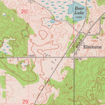 United States Geological Survey Aniwa, WI (1973, 24000-Scale) digital map