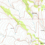 United States Geological Survey Ankle Creek, OR (1968, 24000-Scale) digital map