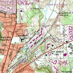 United States Geological Survey Ann Arbor East, MI (1965, 24000-Scale) digital map