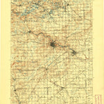 United States Geological Survey Ann Arbor, MI (1908, 125000-Scale) digital map