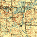 United States Geological Survey Ann Arbor, MI (1908, 125000-Scale) digital map