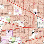 United States Geological Survey Ann Arbor West, MI (1965, 24000-Scale) digital map