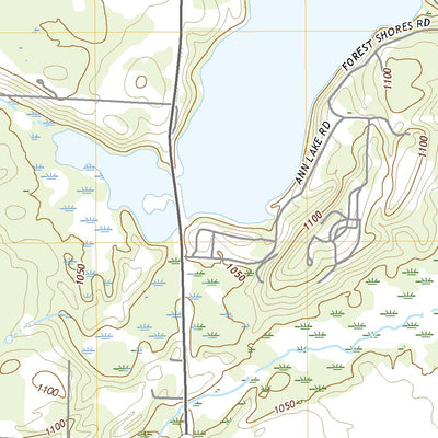 United States Geological Survey Ann Lake, MN (2022, 24000-Scale) digital map