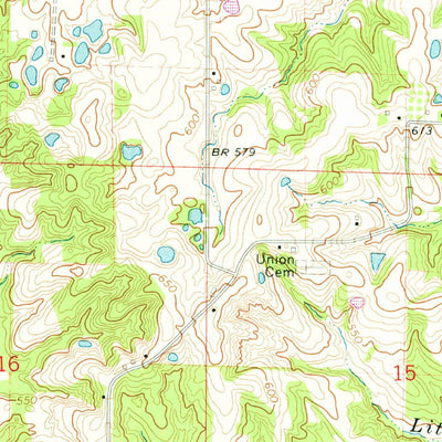 United States Geological Survey Anna, IL (1966, 24000-Scale) digital map